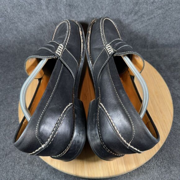 Sperry Gold Cup‎ Mens Penny Loafer Shoes Size 13 Black Leather Slip On - Picture 6 of 10